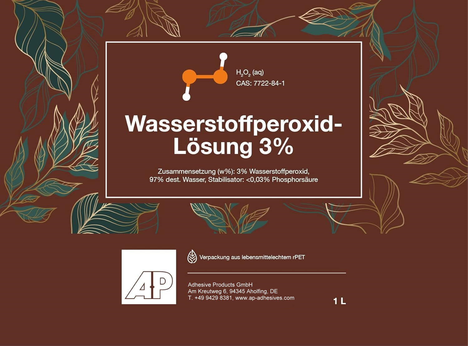 AP Wasserstoffperoxid-Lösung 3%, 1 L