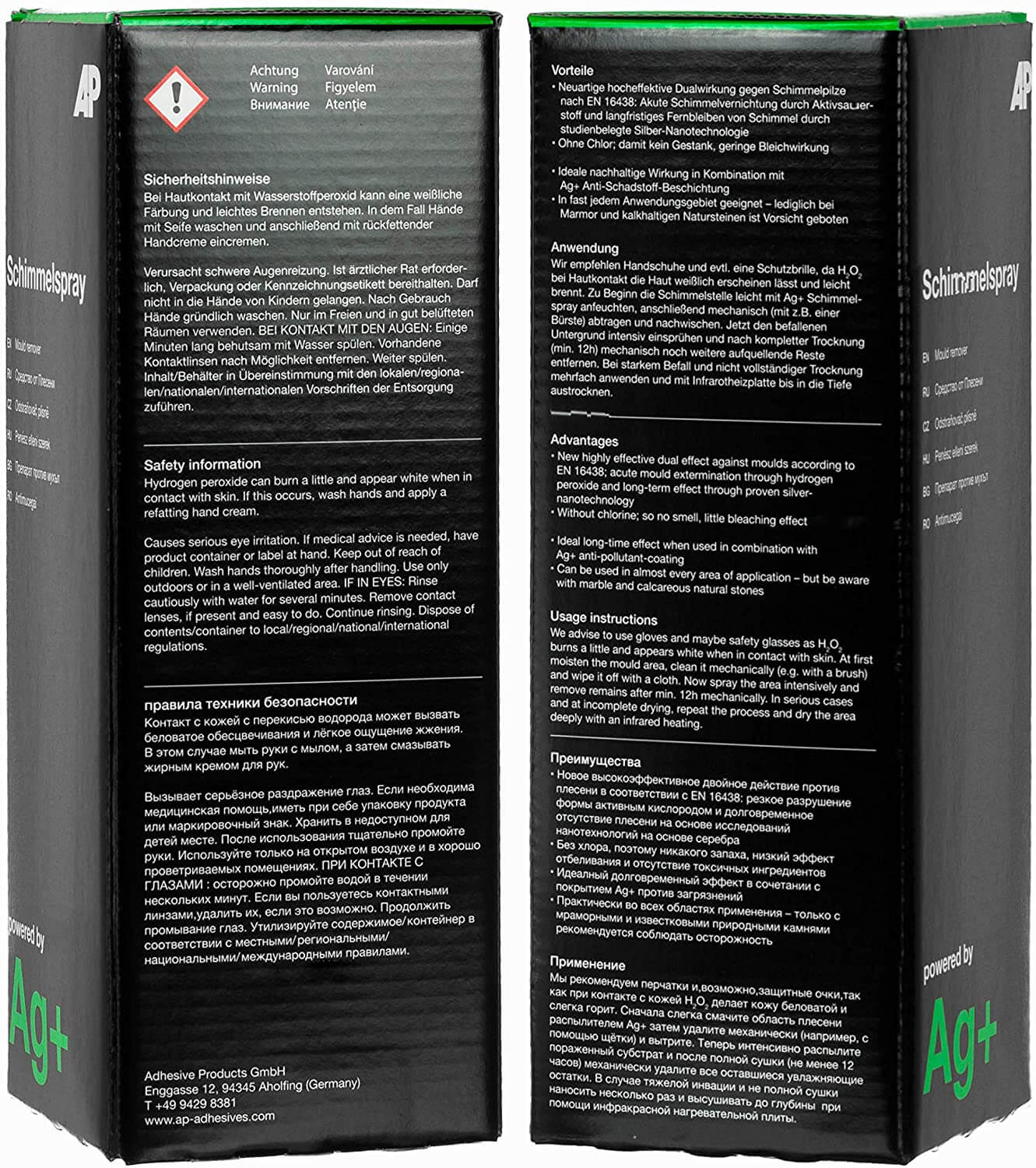 ABACUS Anti-Schimmel-Spray, Schimmelex für Wand und Bad, Anti-Schimmel  Schimmelentferner (inkl. Experten Tipps, [3-St. 3x750ml Sofortwirkung mit  Langzeiteffekt)
