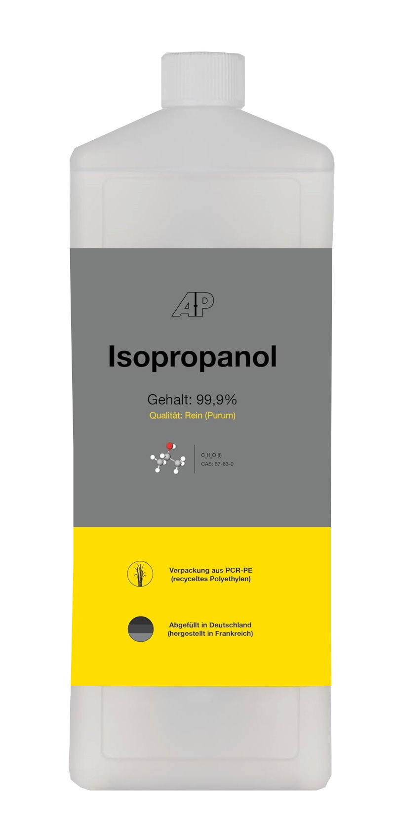 Isopropanol 99,9% - Reiniger / Entfetter / Lösungsmittel, 1 L