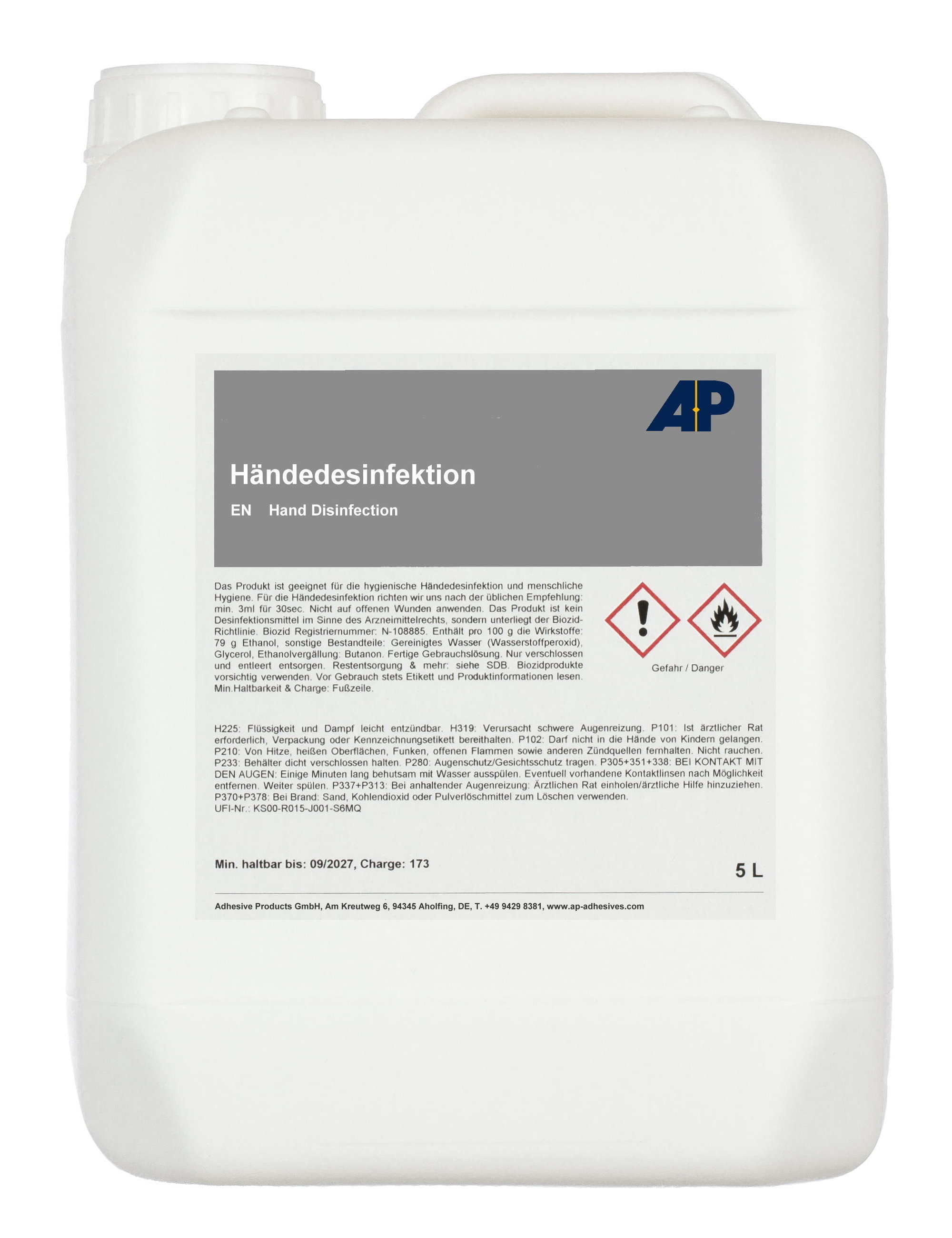 AP Händedesinfektion, 5l